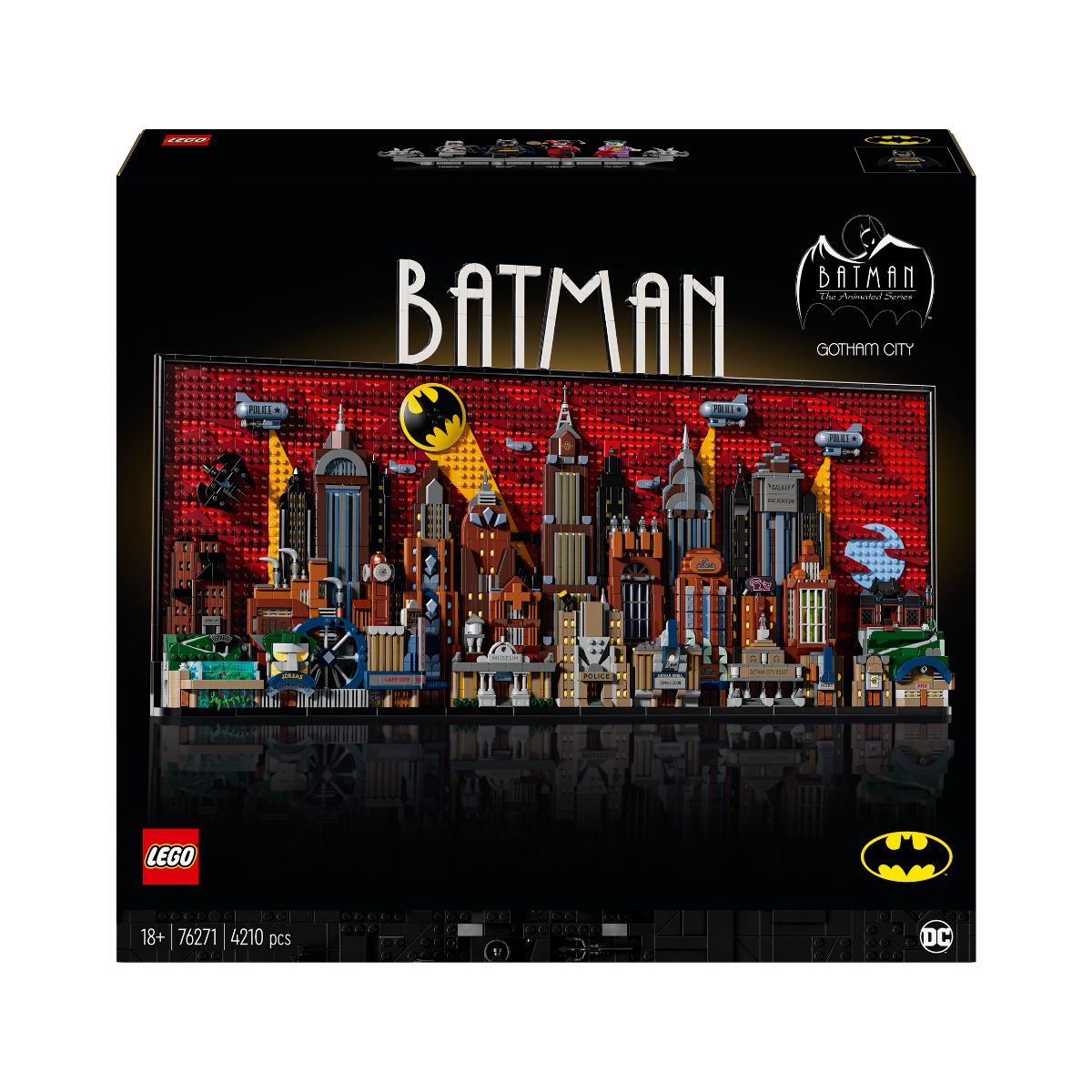 Đồ Chơi Lắp Ráp Bức Tranh Thành Phố Gotham LEGO SUPERHEROES 76271