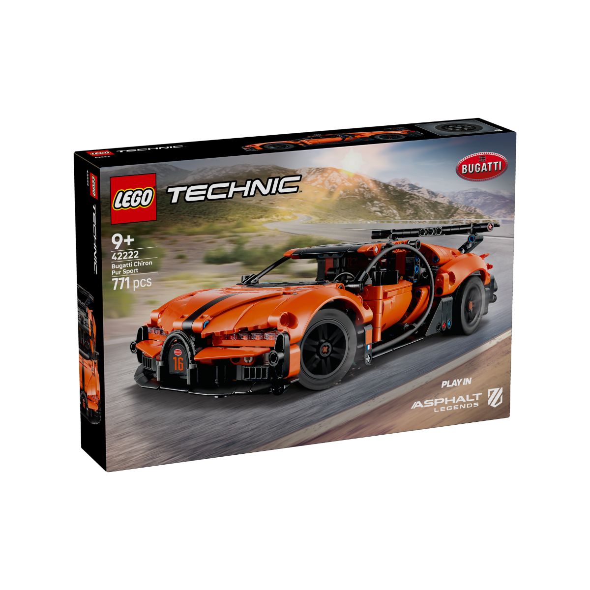 Đồ Chơi Lắp Ráp Bugatti Chiron Pur Sport LEGO TECHNIC 42222