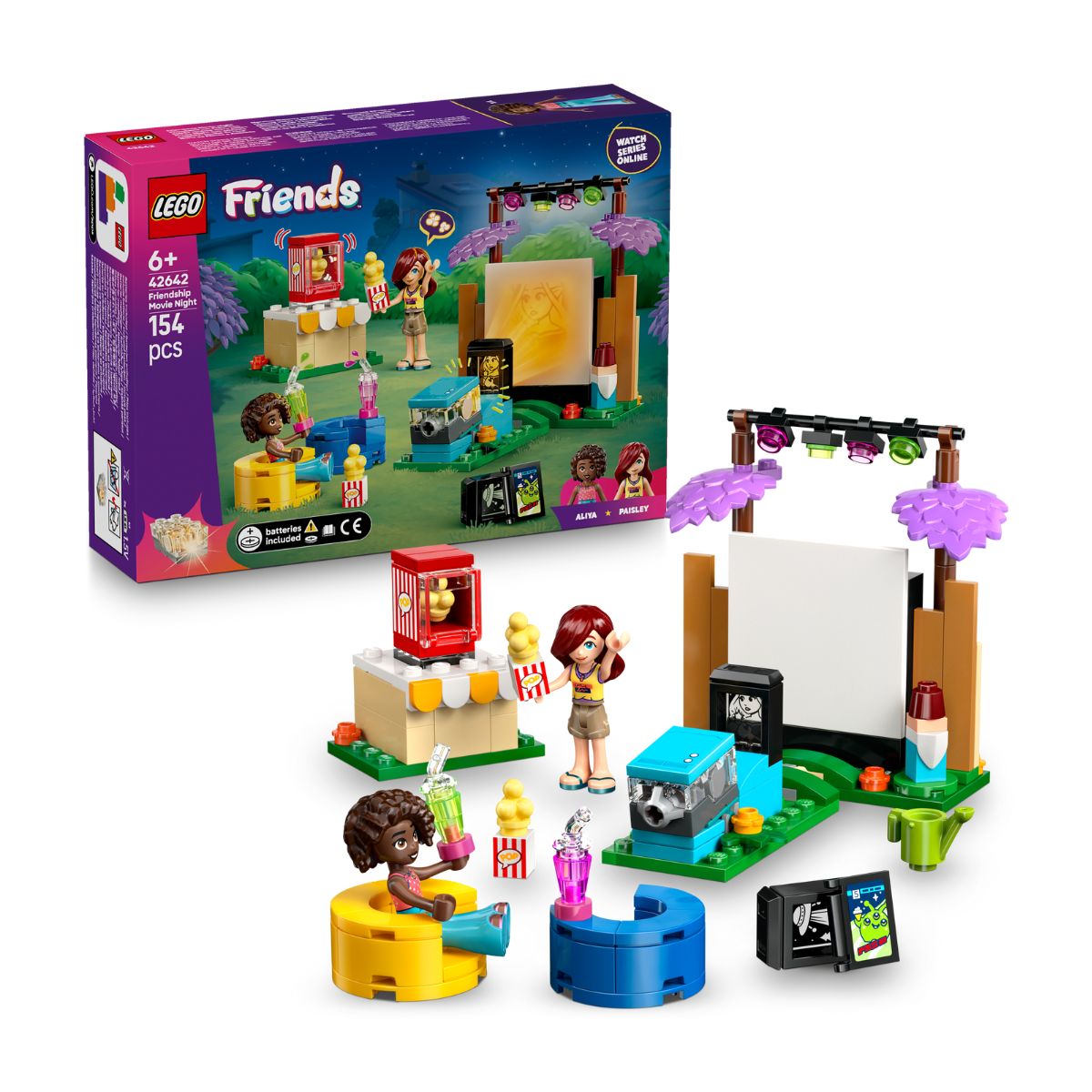 Đồ Chơi Lắp Ráp Buổi Chiếu Phim Ngoài Trời Lego Friends 42642