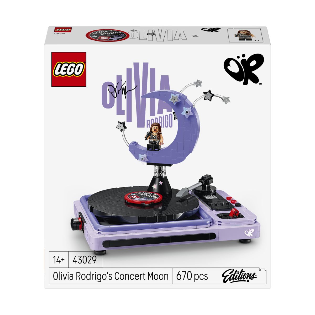 Olivia Rodrigo Crescent Moon Concert Building Set LEGO EDITIONS MUSIC 43029 (670 Pieces)