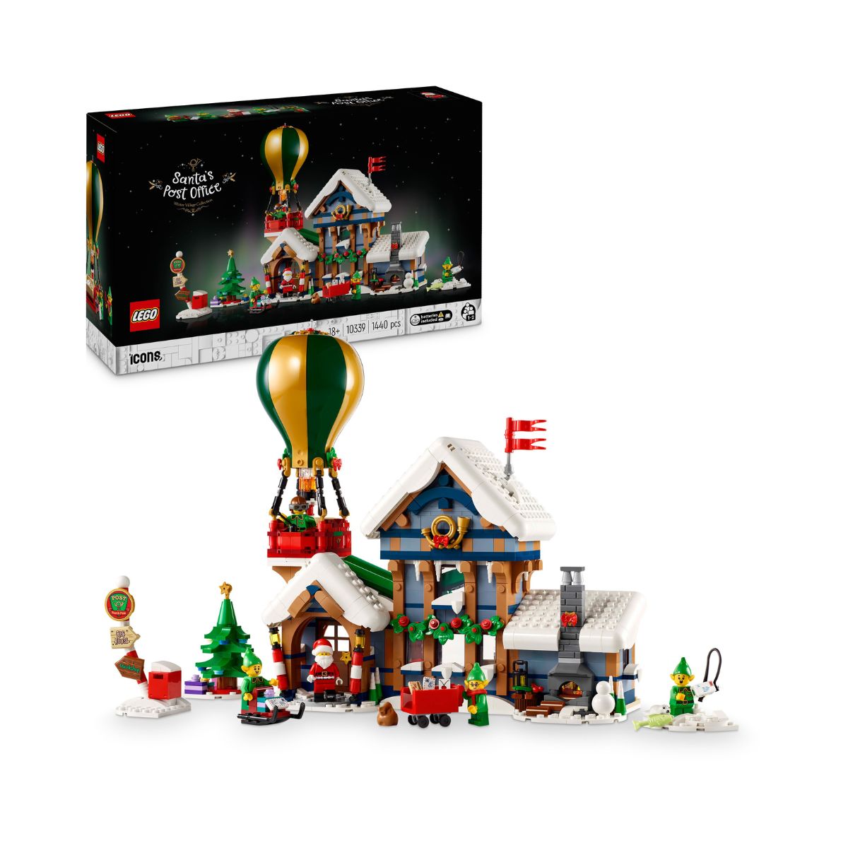 Đồ Chơi Lắp Ráp Bưu Điện Của Ông Già Noel LEGO ICONS 10339
