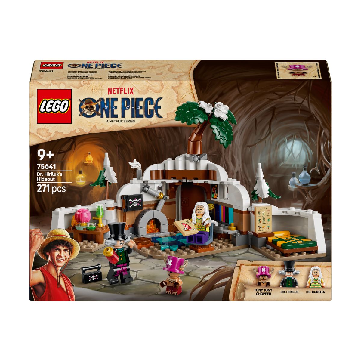 Đồ Chơi Lắp Ráp Căn Cứ Của Bác Sĩ Hiriluk LEGO ONE PIECE 75641-LG (271 Chi Tiết)