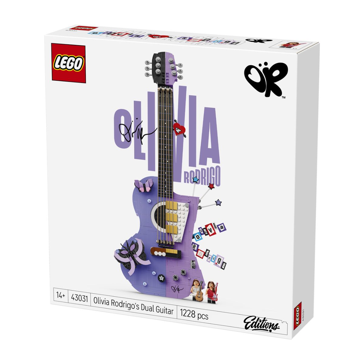 Đồ Chơi Lắp Ráp Cây Đàn Ghi-Ta 2 Trong 1 Của Olivia LEGO EDITIONS MUSIC 43031 (1228 Chi Tiết)