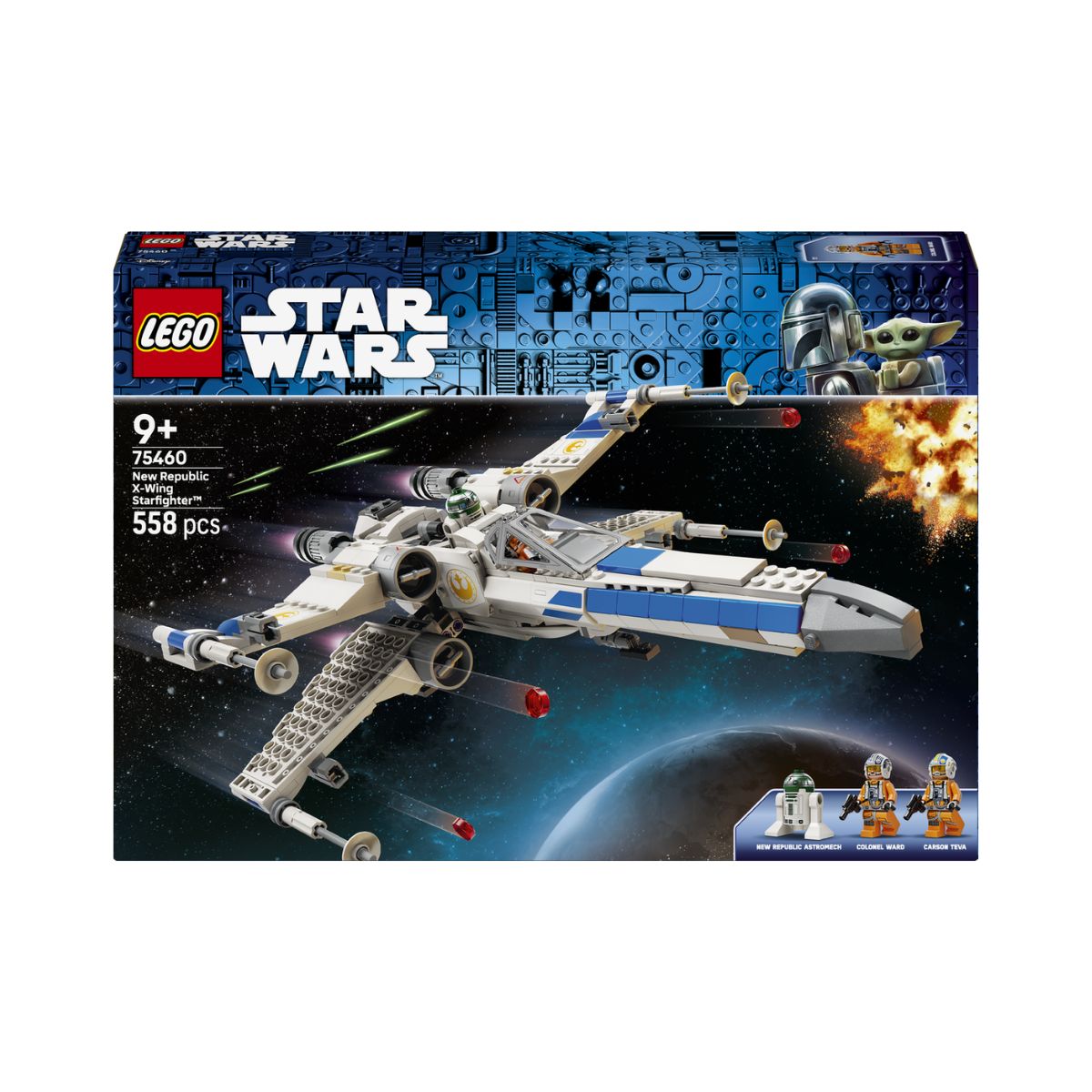 LEGO Star Wars New Republic X-Wing Starfighter 75460 (558 Pieces)