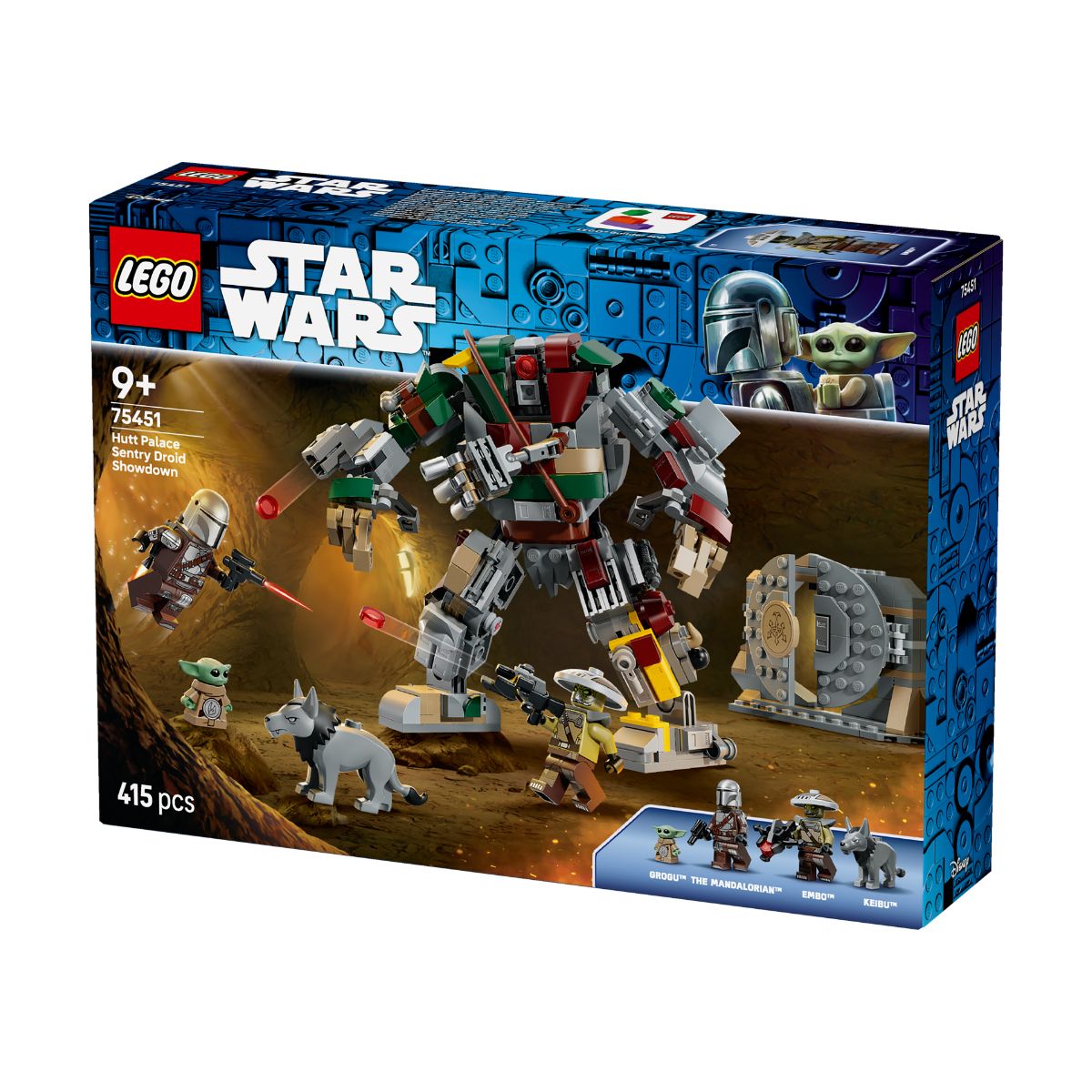 Đồ Chơi Lắp Ráp Chiến Đấu Với Người Máy Tại Cung Điện Hutt LEGO STAR WARS 75451 (415 Chi Tiết)