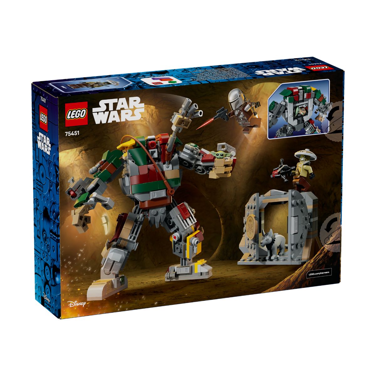 Đồ Chơi Lắp Ráp Chiến Đấu Với Người Máy Tại Cung Điện Hutt LEGO STAR WARS 75451 (415 Chi Tiết)