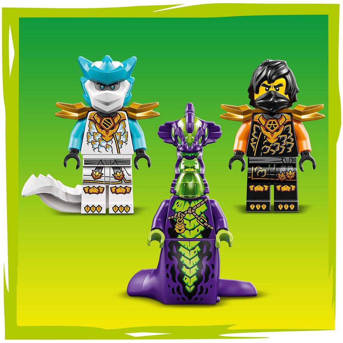 Đồ Chơi Lắp Ráp Chiến Giáp Của Cole & Rồng Của Zane LEGO NINJAGO 71854