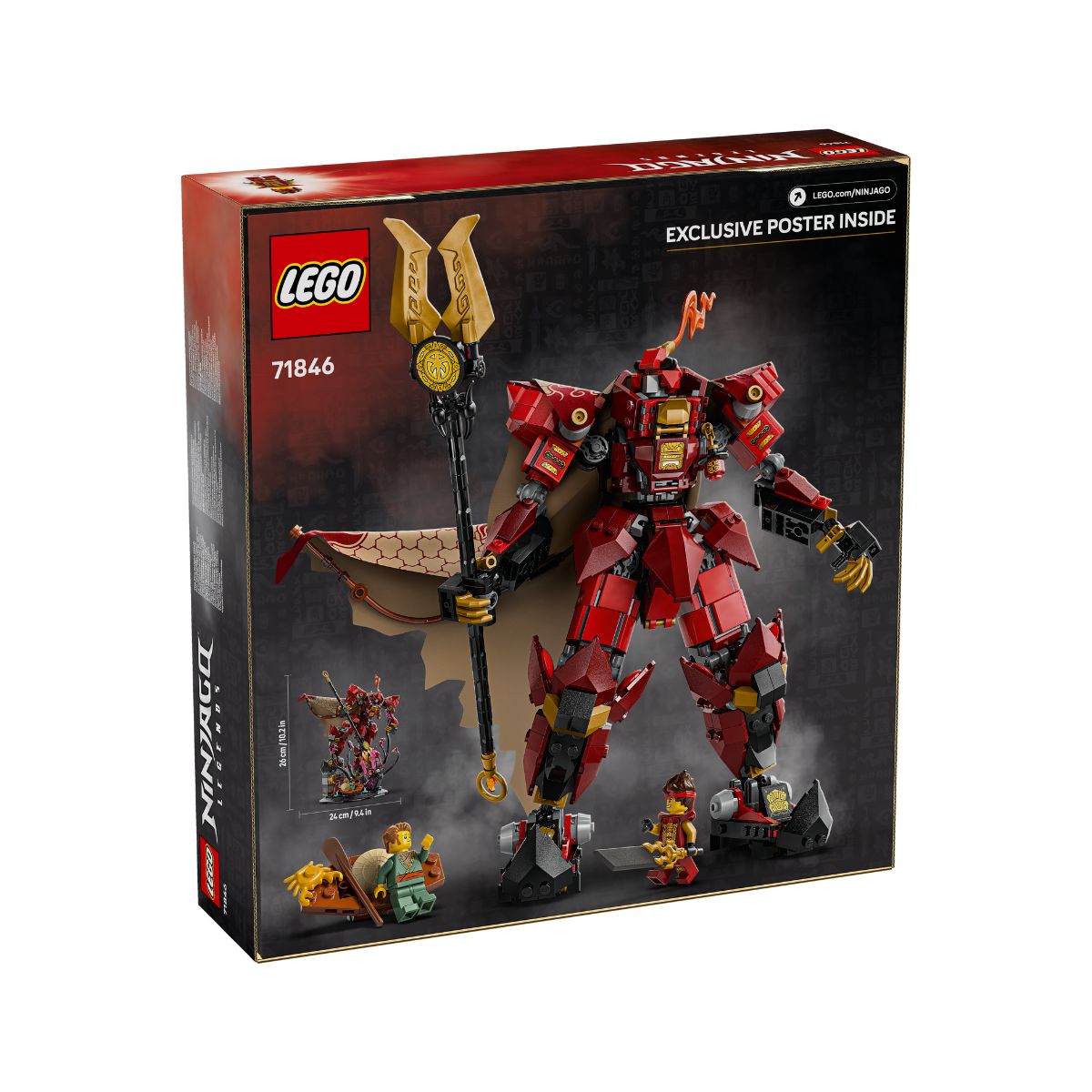 Đồ Chơi Lắp Ráp Chiến Giáp Hiệp Sĩ Lửa LEGO NINJAGO 71846