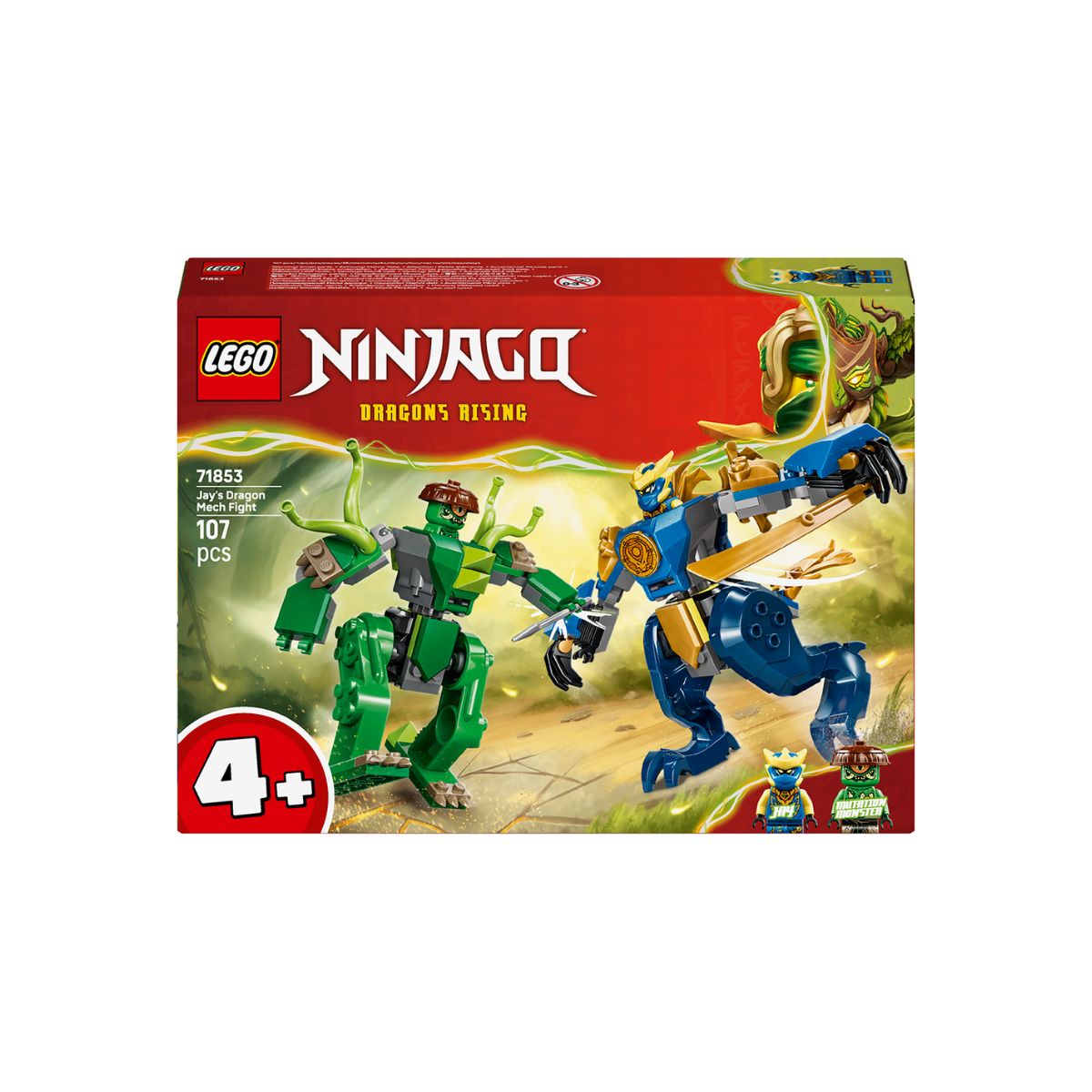 LEGO NINJAGO® Jay’s Dragon Mech 71853 (107 Pieces)
