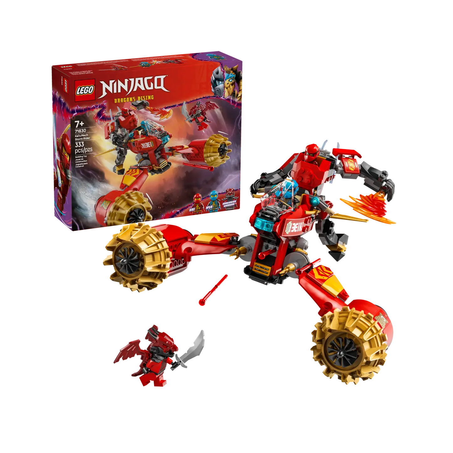Đồ Chơi Lắp Ráp Chiến Giáp Và Xe Chiến Đấu Của Kai LEGO NINJAGO 71830