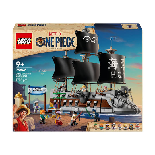 Đồ Chơi Lắp Ráp Chiến Hạm Hải Quân Của Phó Đô Đốc Garp LEGO ONE PIECE 75646 (1705 Chi Tiết)