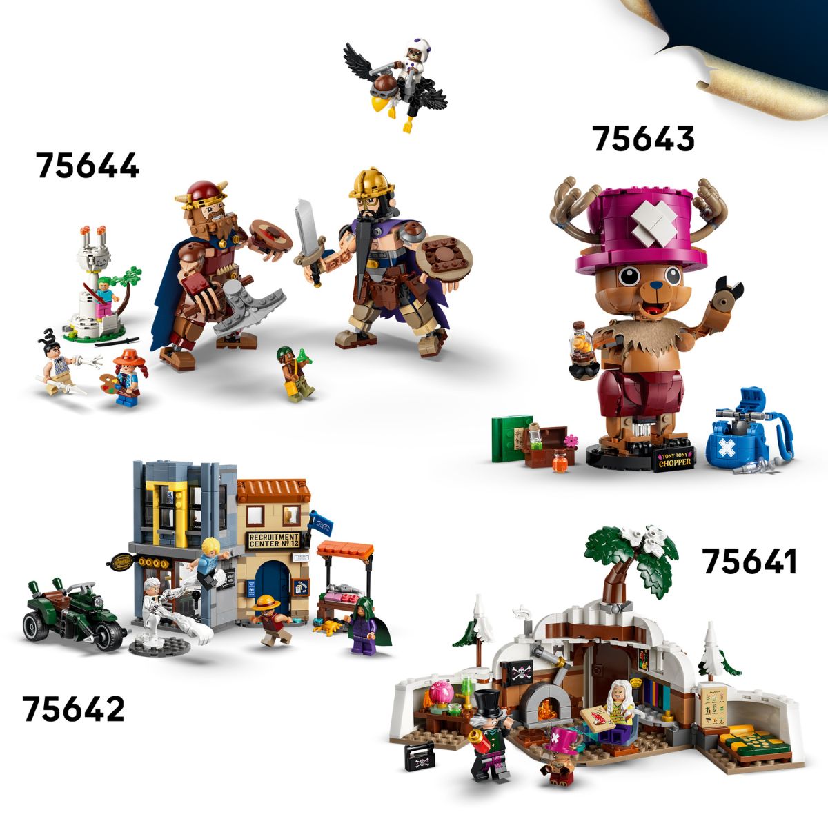 Đồ Chơi Lắp Ráp Chiến Hạm Hải Quân Của Phó Đô Đốc Garp LEGO ONE PIECE 75646 (1705 Chi Tiết)