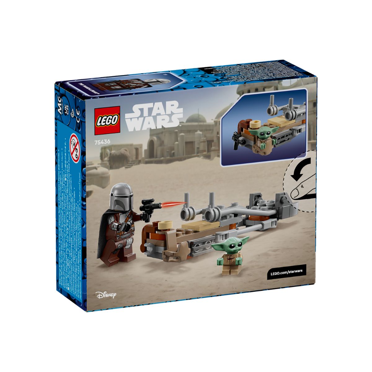 Đồ Chơi Lắp Ráp Chiến Xa Bay Của Mandalorian & Grogu LEGO STAR WARS 75436