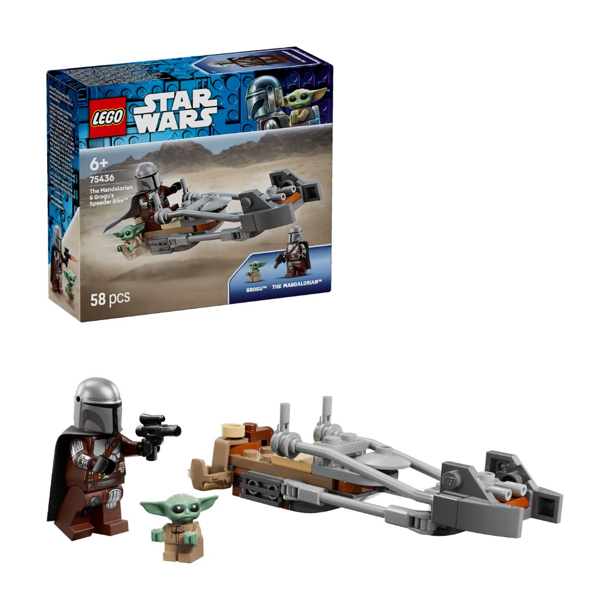 Đồ Chơi Lắp Ráp Chiến Xa Bay Của Mandalorian & Grogu LEGO STAR WARS 75436