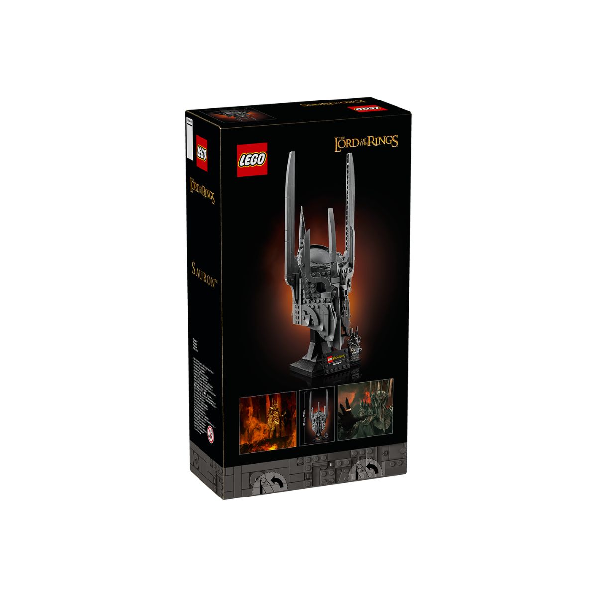 Đồ Chơi Lắp Ráp Chúa Tể Những Chiếc Nhẫn: Mũ Giáp Sauron LEGO ICONS 11373 (538 Chi Tiết)