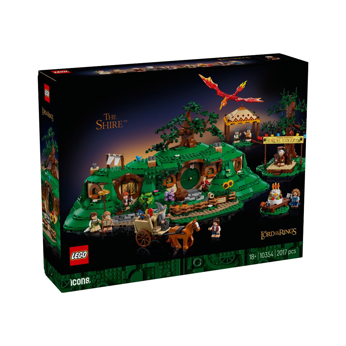 Đồ Chơi Lắp Ráp Chúa Tể Những Chiếc Nhẫn: Shire LEGO ICONS 10354