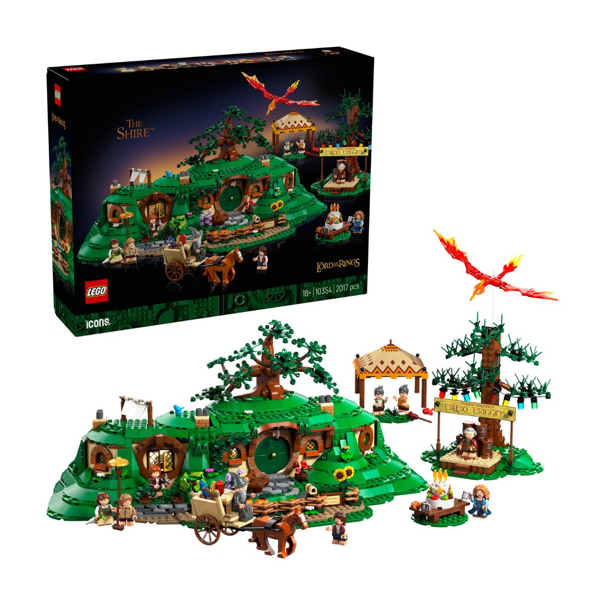Đồ Chơi Lắp Ráp Chúa Tể Những Chiếc Nhẫn: Shire LEGO ICONS 10354