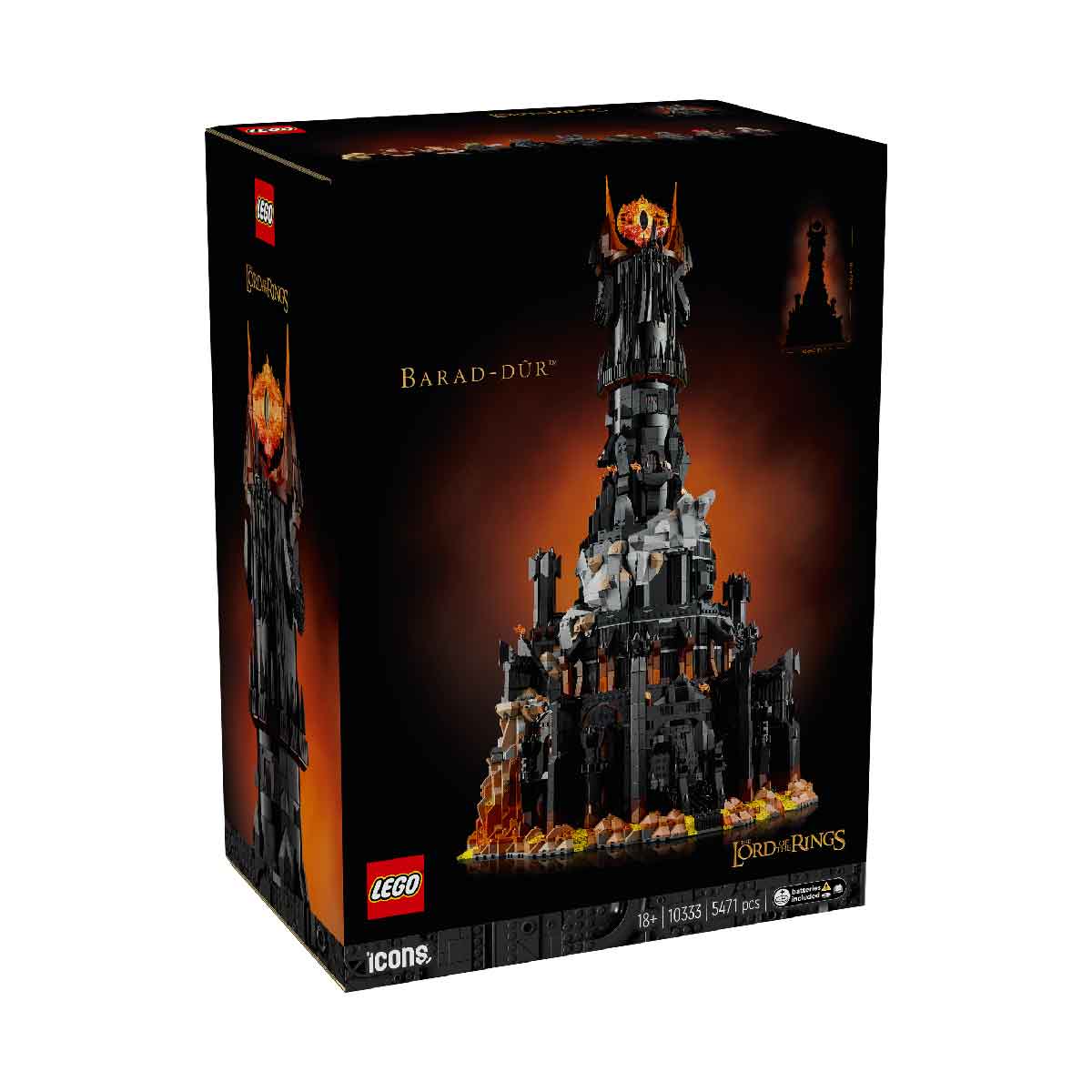 Đồ Chơi Lắp Ráp Chúa Tể Những Chiếc Nhẫn: Tháp Barad LEGO ICONS 10333