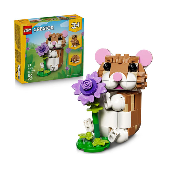 LEGO CREATOR Cute Hamster With A Flower 31376