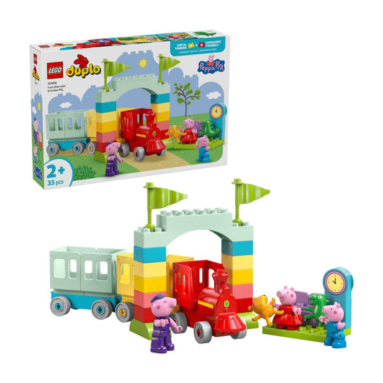 LEGO DUPLO Peppa Pig Train Ride with Grandpa Pig 10466 (35 Pieces)