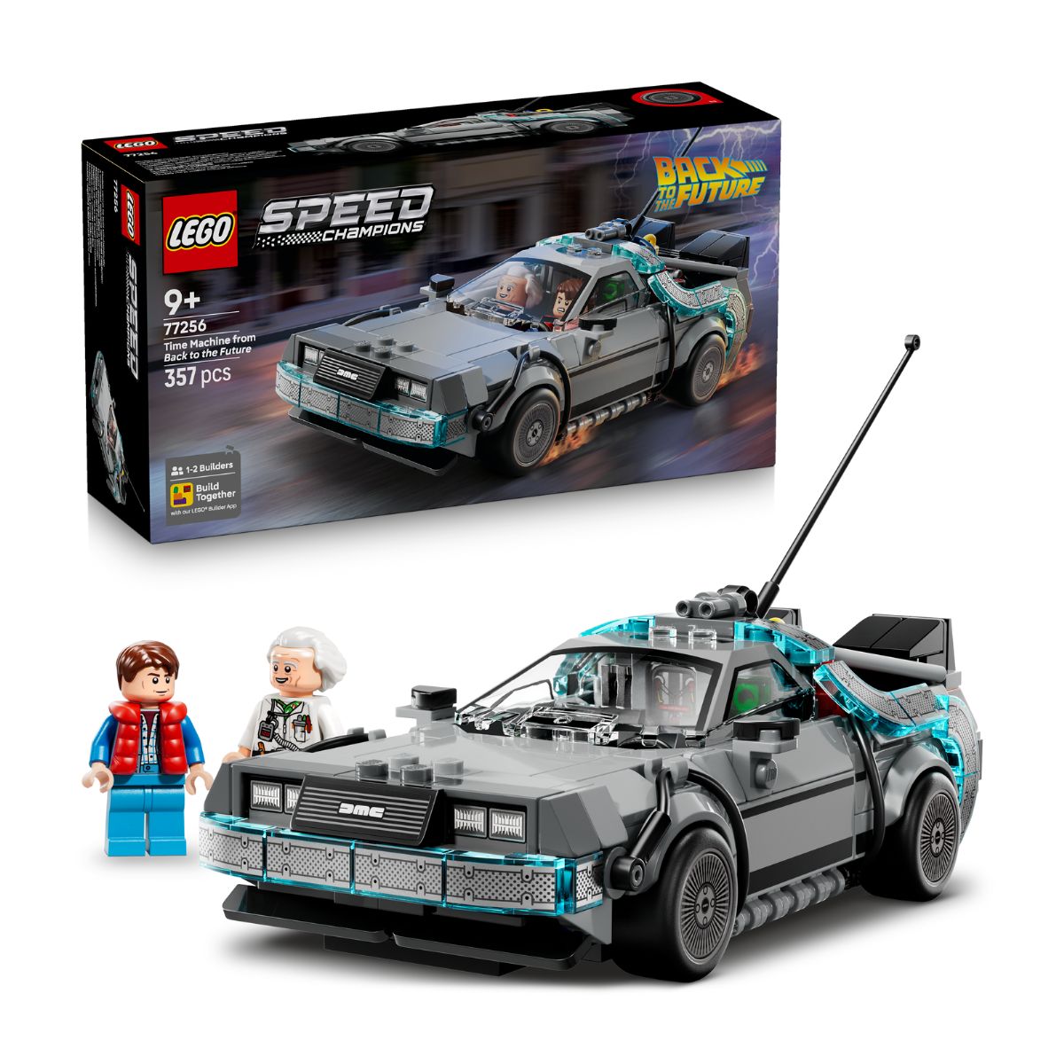 Đồ Chơi Lắp Ráp Cỗ Máy Thời Gian ‘Back To The Future’ LEGO SPEED CHAMPIONS 77256