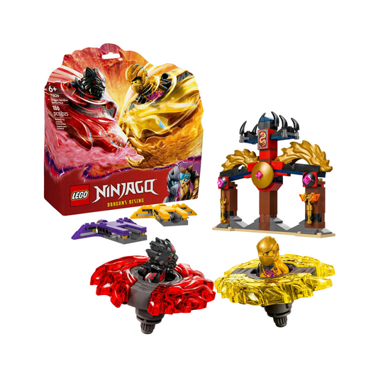 Arin's Spinning Top Buildable Toy and the Evil Faction LEGO NINJAGO 71826 (186 pieces)