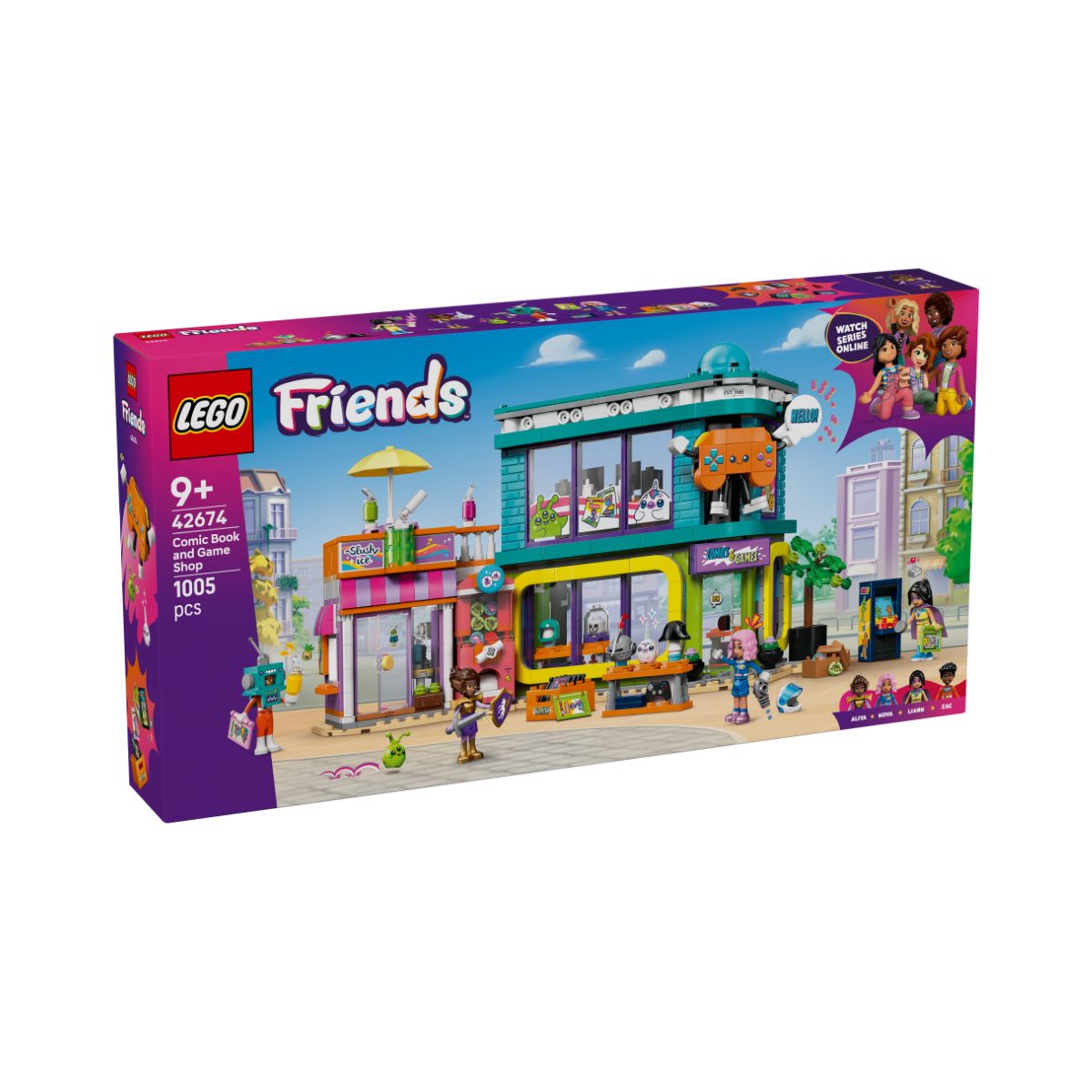 Đồ Chơi Lắp Ráp Cửa Hàng Truyện Tranh Và Trò Chơi LEGO FRIENDS 42674 (1005 Chi Tiết)