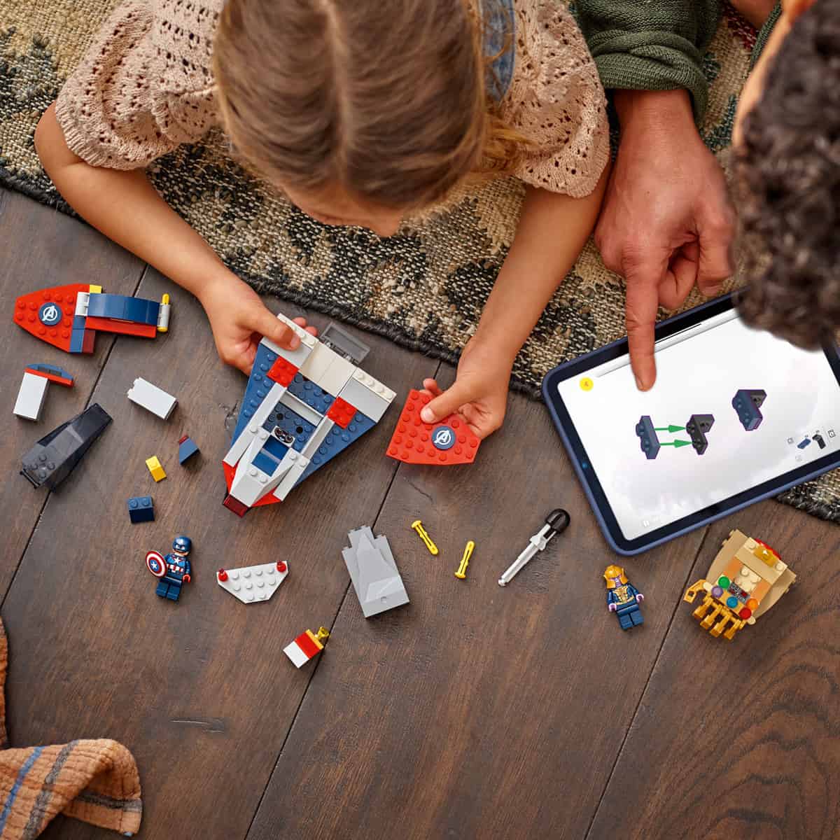 Đồ Chơi Lắp Ráp Cuộc Chiến Giữa Captain America Và Thanos LEGO SUPERHEROES 76319