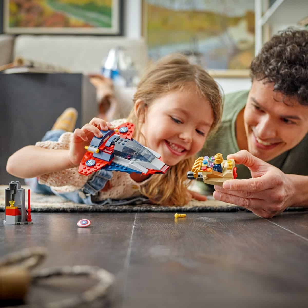 Đồ Chơi Lắp Ráp Cuộc Chiến Giữa Captain America Và Thanos LEGO SUPERHEROES 76319