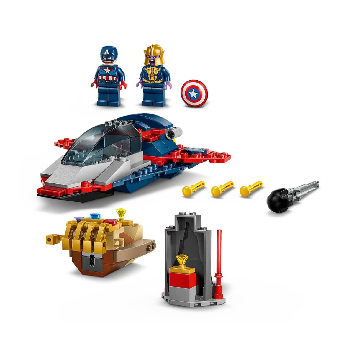Đồ Chơi Lắp Ráp Cuộc Chiến Giữa Captain America Và Thanos LEGO SUPERHEROES 76319