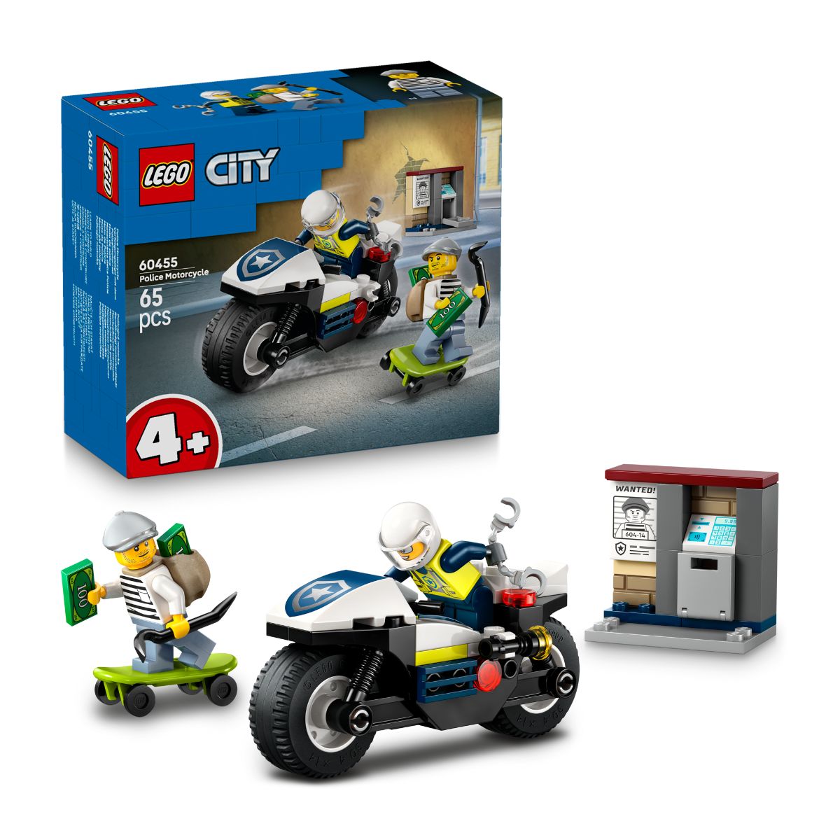 Đồ Chơi Lắp Ráp Cuộc Đua Truy Bắt Cướp LEGO CITY 60455
