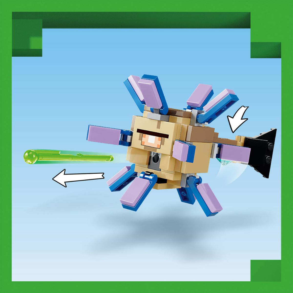 Đồ Chơi Lắp Ráp Cuộc Phiêu Lưu Dưới Đại Dương LEGO MINECRAFT 21598 (310 chi tiết)