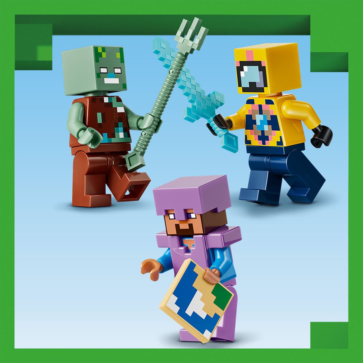 Đồ Chơi Lắp Ráp Cuộc Phiêu Lưu Dưới Đại Dương LEGO MINECRAFT 21598 (310 chi tiết)