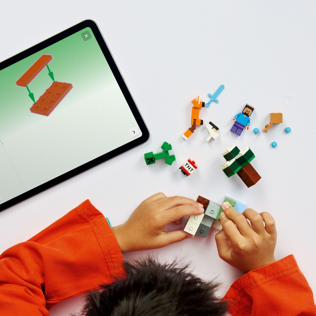 Đồ chơi lắp ráp Cuộc Phiêu Lưu Rừng Taiga Của Steve LEGO MINECRAFT 21583