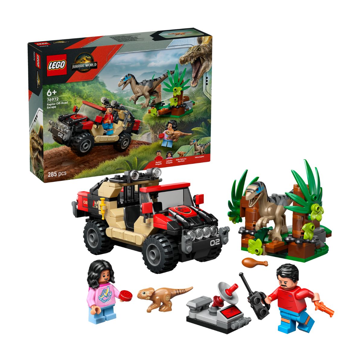 Đồ Chơi Lắp Ráp Cuộc Tẩu Thoát Khỏi Raptor Lego Jurassic 76972