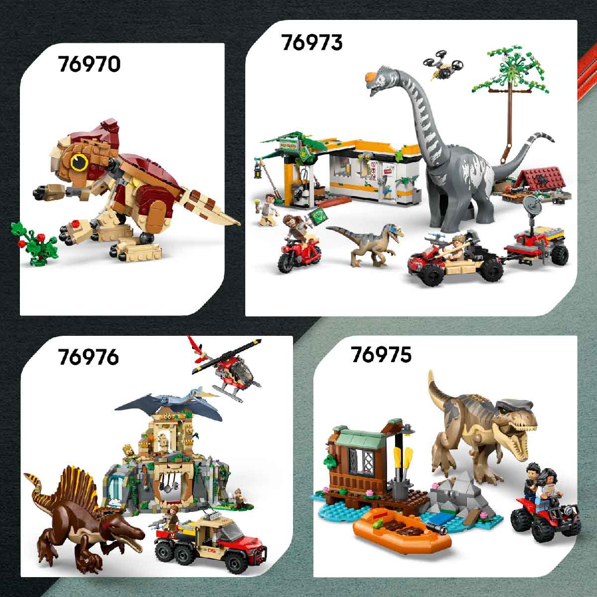 Đồ Chơi Lắp Ráp Cuộc Tẩu Thoát Khỏi Raptor LEGO JURASSIC 76972