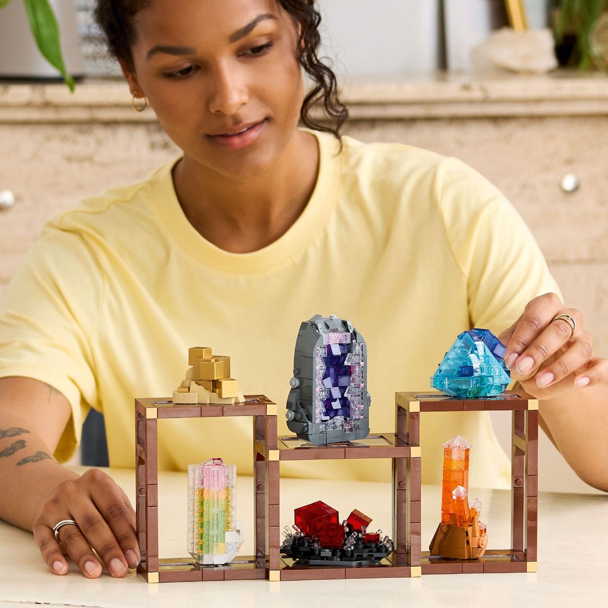 Đồ Chơi Lắp Ráp Đá Quý - Tinh Thể LEGO IDEAS 21362