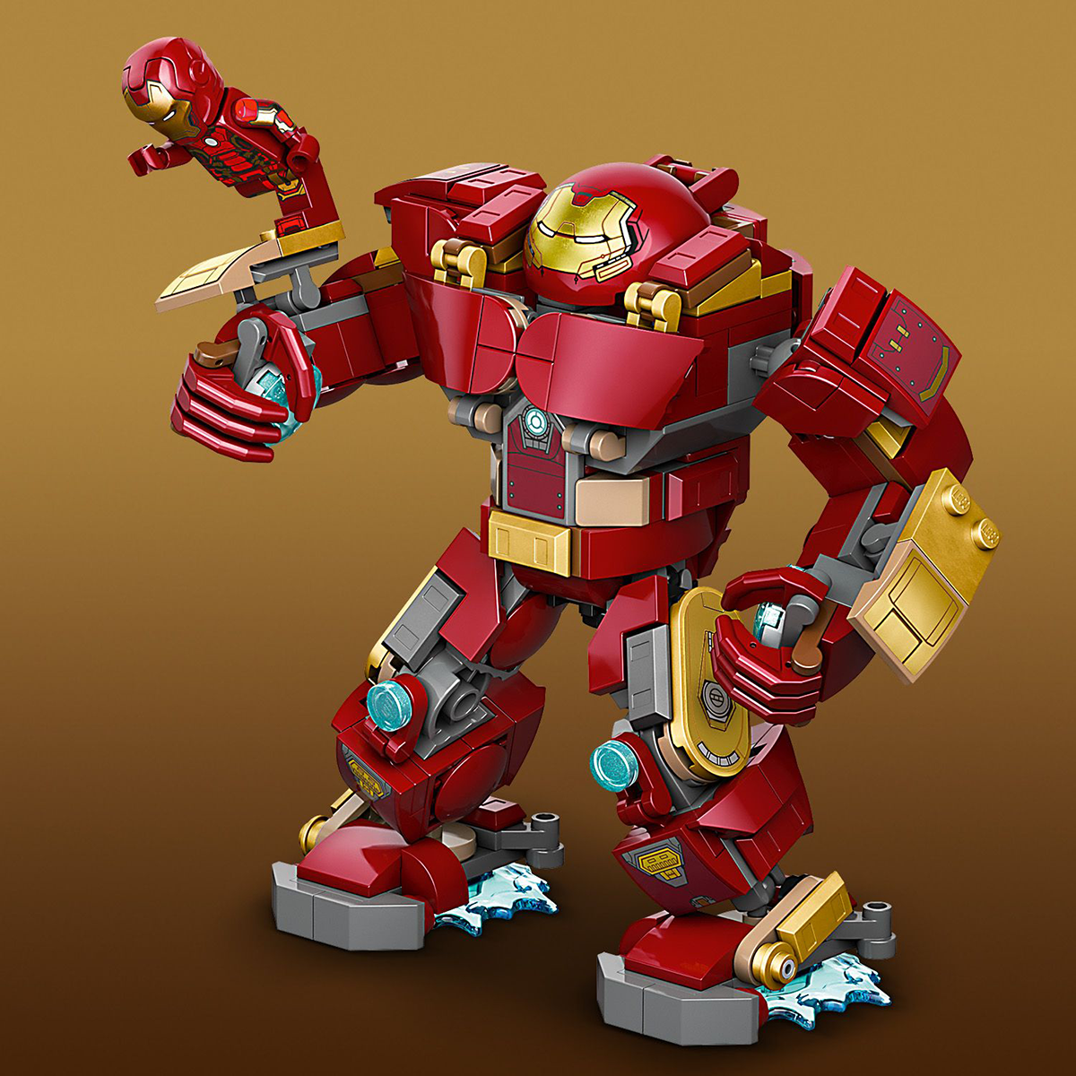 Đồ Chơi Lắp Ráp Đại Chiến Kinh Điển: Hulkbuster Đối Đầu Hulk LEGO SUPERHEROES 76343