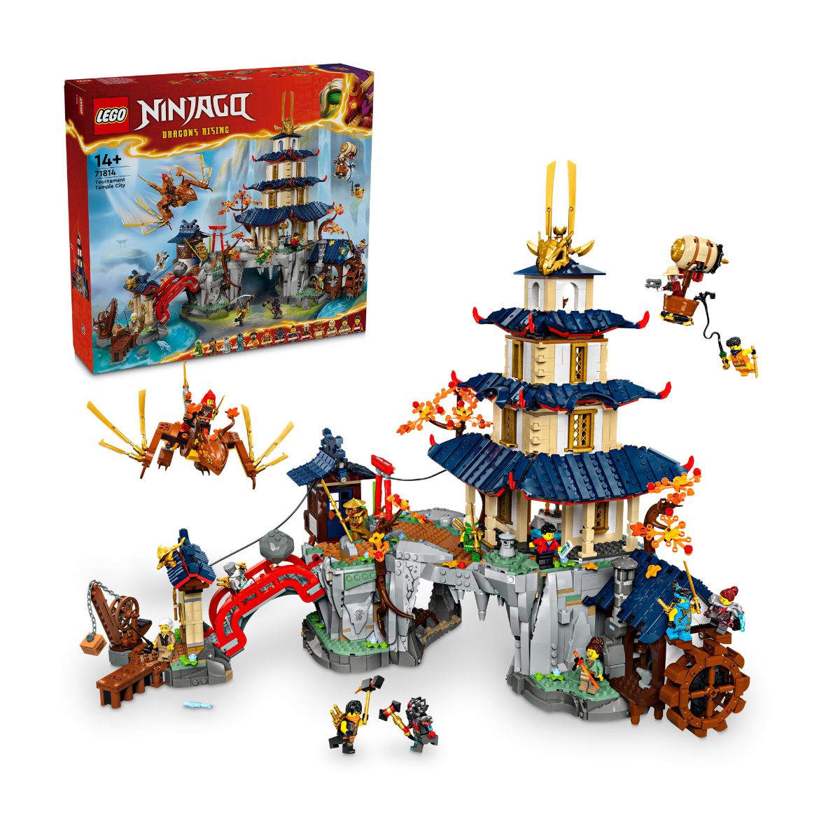 Đồ Chơi Lắp Ráp Đấu Trường Thành Ninja LEGO NINJAGO 71814 (3489 chi tiết)