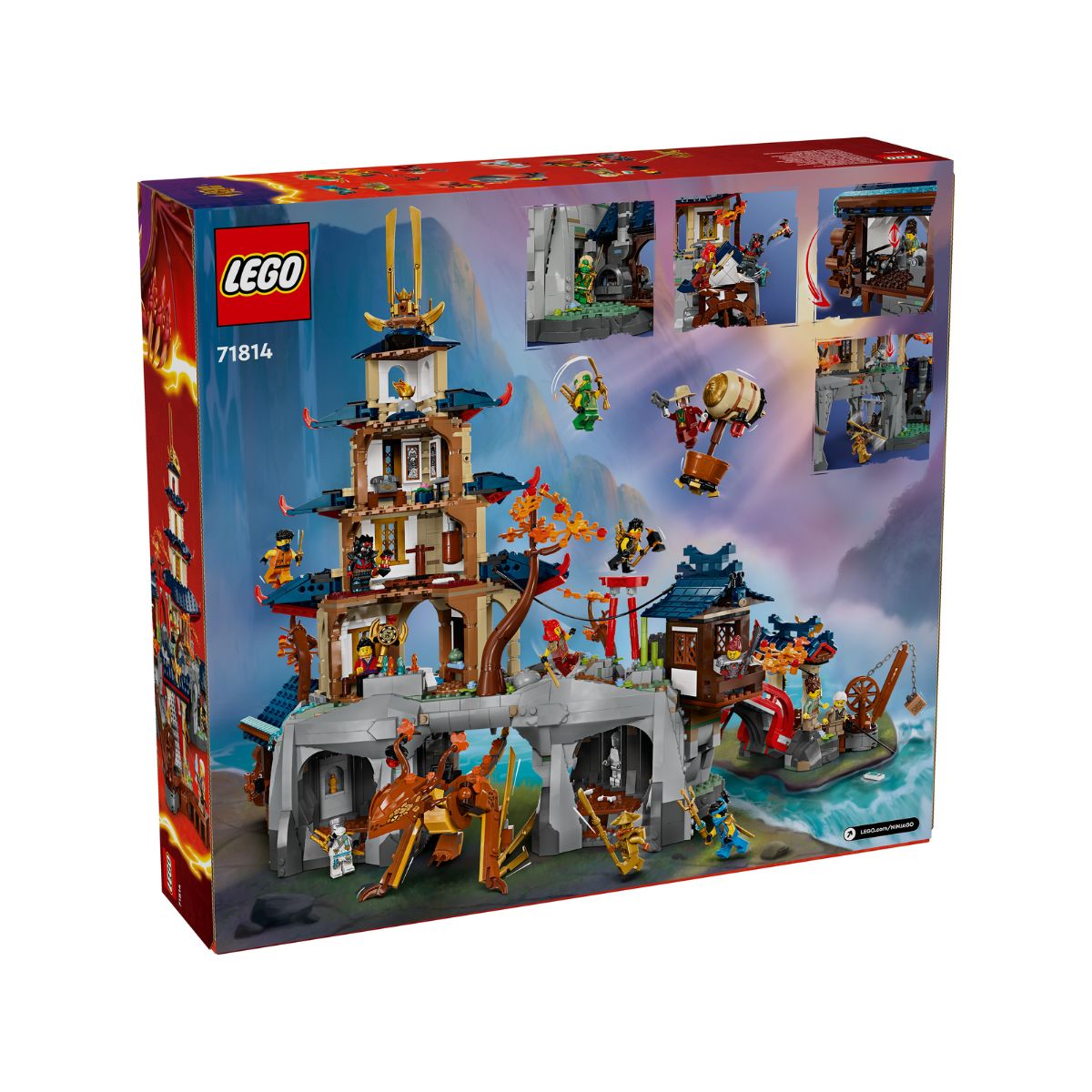 Đồ Chơi Lắp Ráp Đấu Trường Thành Ninja LEGO NINJAGO 71814 (3489 chi tiết)