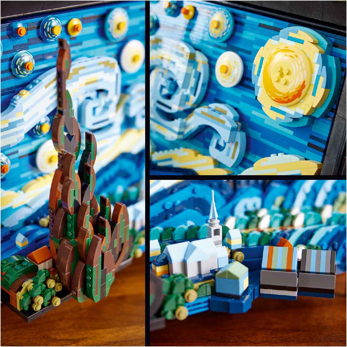 Đồ Chơi Lắp Ráp Đêm Đầy Sao Của Danh Họa Vincent Van Gogh LEGO IDEAS 21333