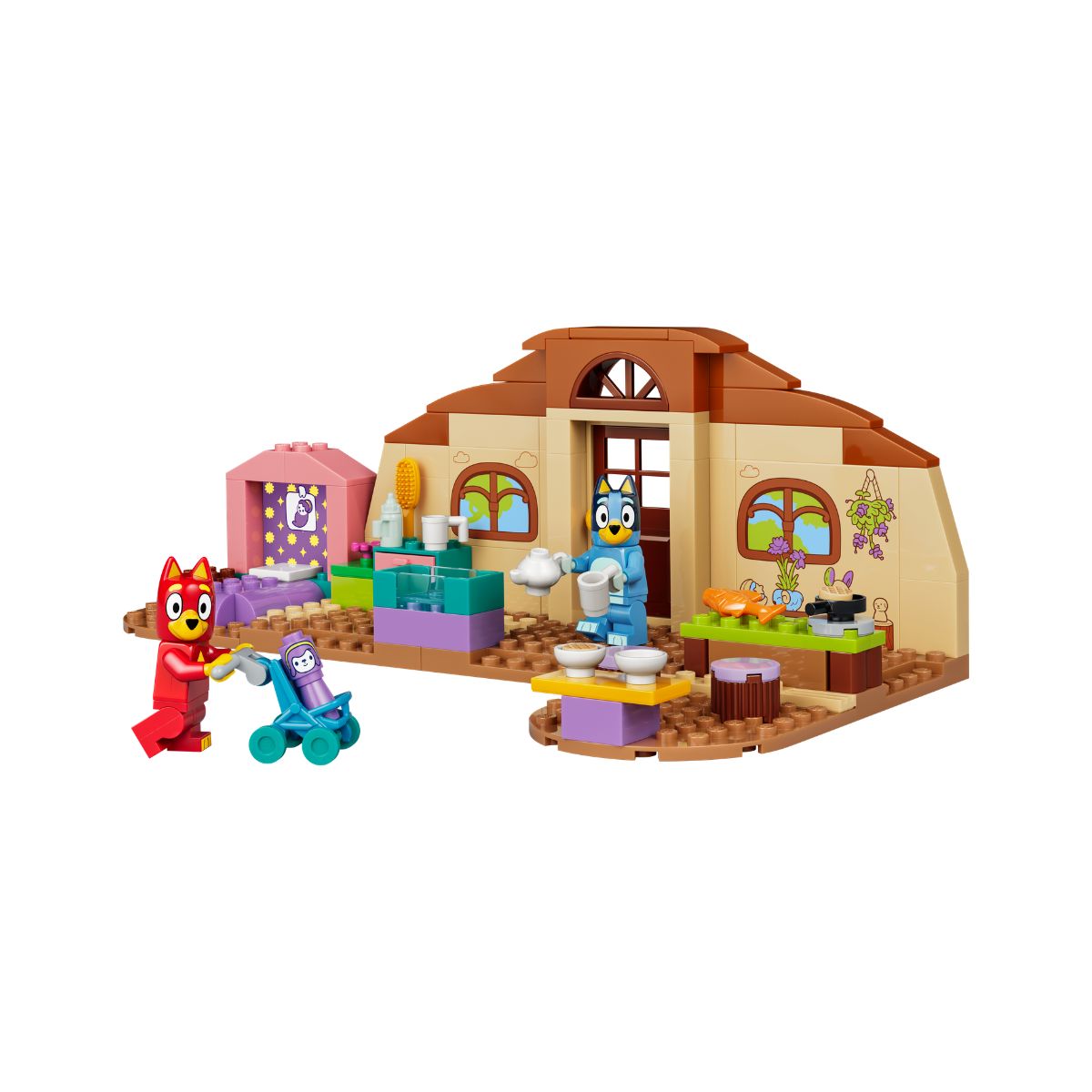 Đồ Chơi Lắp Ráp Đến Trường Cùng Rusty Và Bluey LEGO BLUEY 11221 (106 Chi Tiết)