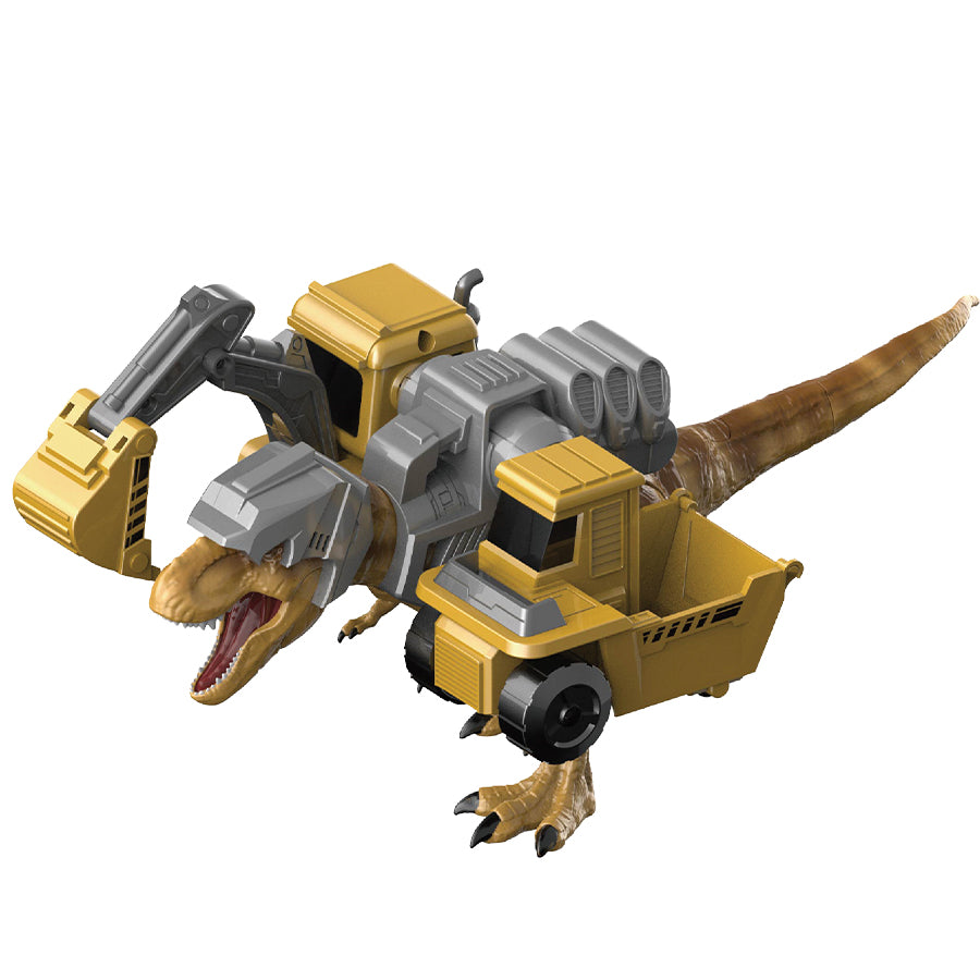 Đồ Chơi Lắp Ráp Diy Xe Công Trình Và Khủng Long T-Rex Có Đèn Vecto Vt101c