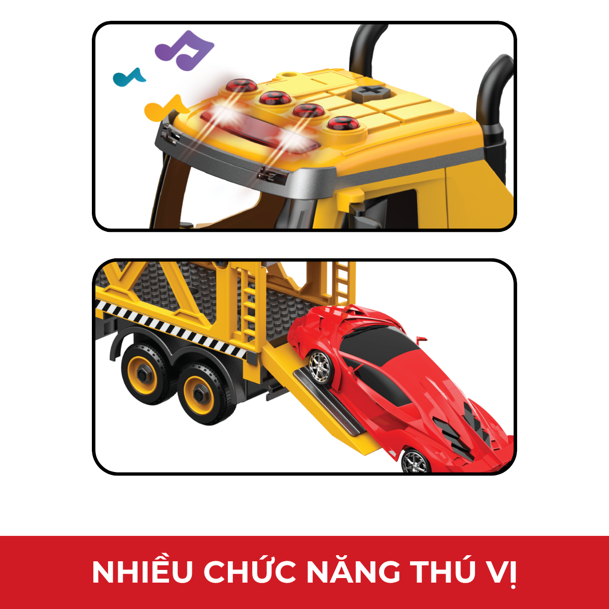DIY Supercar Transport Truck Building Toy VECTO VT9086B