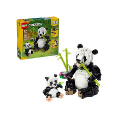 Đồ Chơi Lắp Ráp Động Vật Hoang Dã: Gia Đình Gấu Trúc LEGO CREATOR 31165 (626 chi tiết)