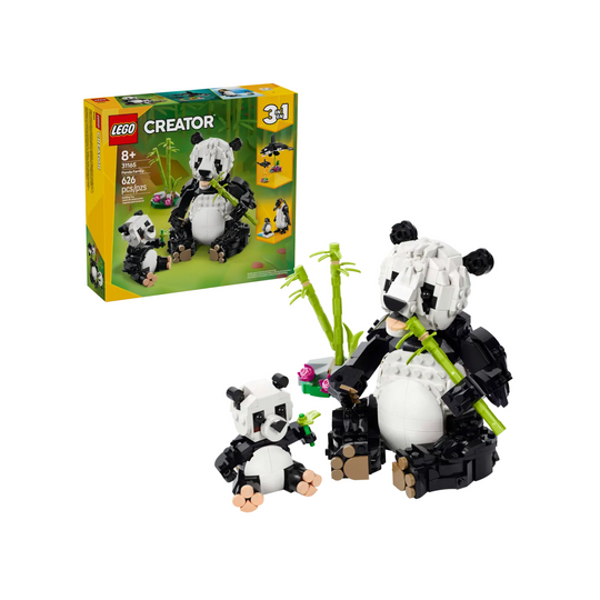 Đồ Chơi Lắp Ráp Động Vật Hoang Dã: Gia Đình Gấu Trúc LEGO CREATOR 31165 (626 chi tiết)