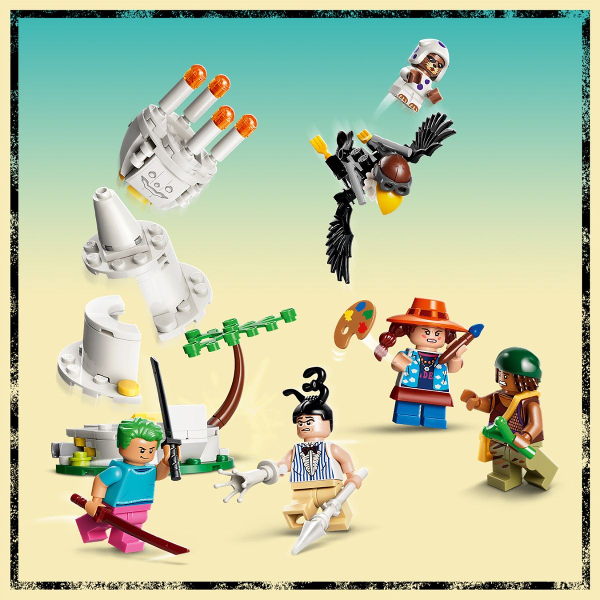 Đồ Chơi Lắp Ráp Dorry Brogy – Gã Khổng Lồ Đảo Little Garden LEGO ONE PIECE 75644 (733 Chi Tiết)