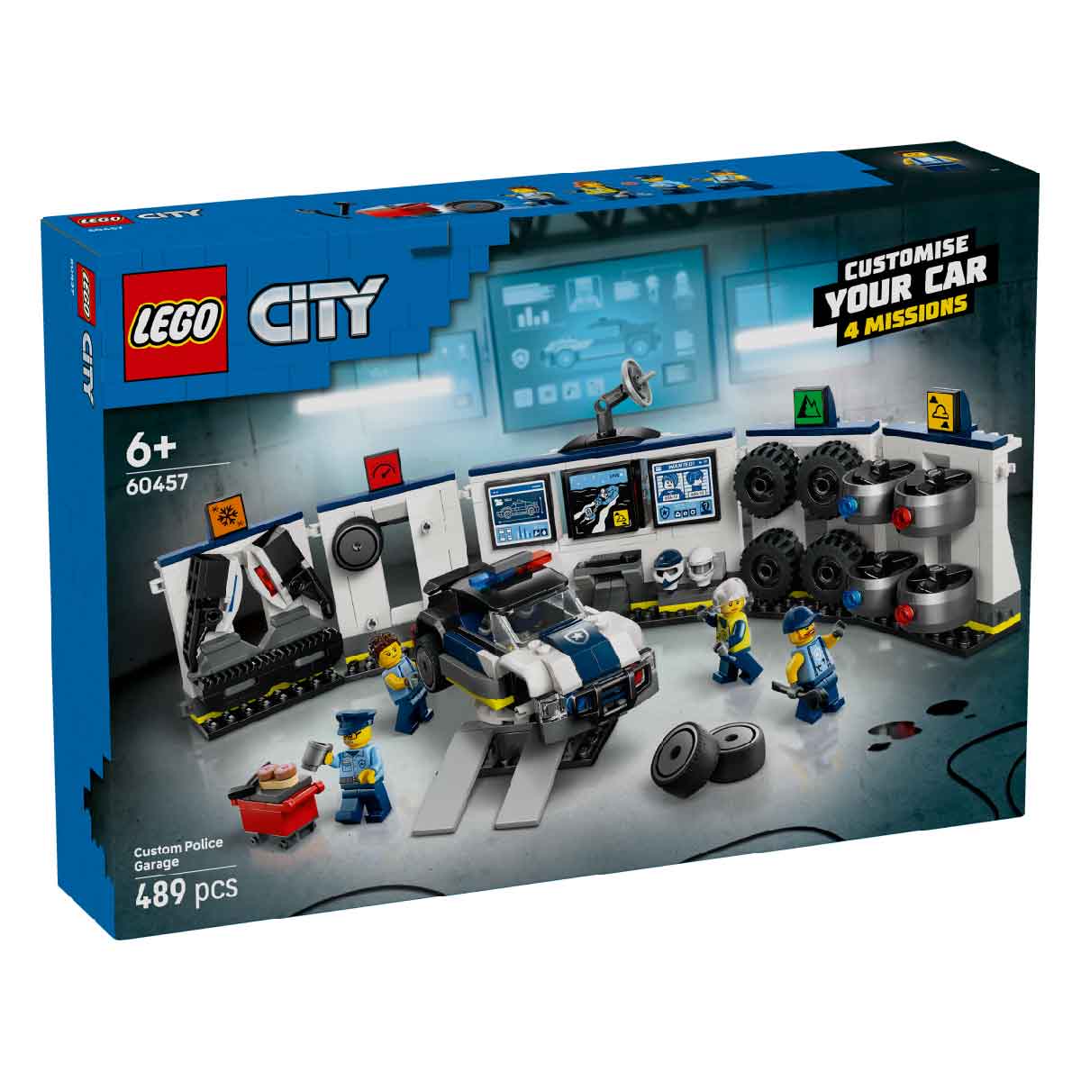 Đồ Chơi Lắp Ráp Garage Xe Cảnh Sát LEGO CITY 60457