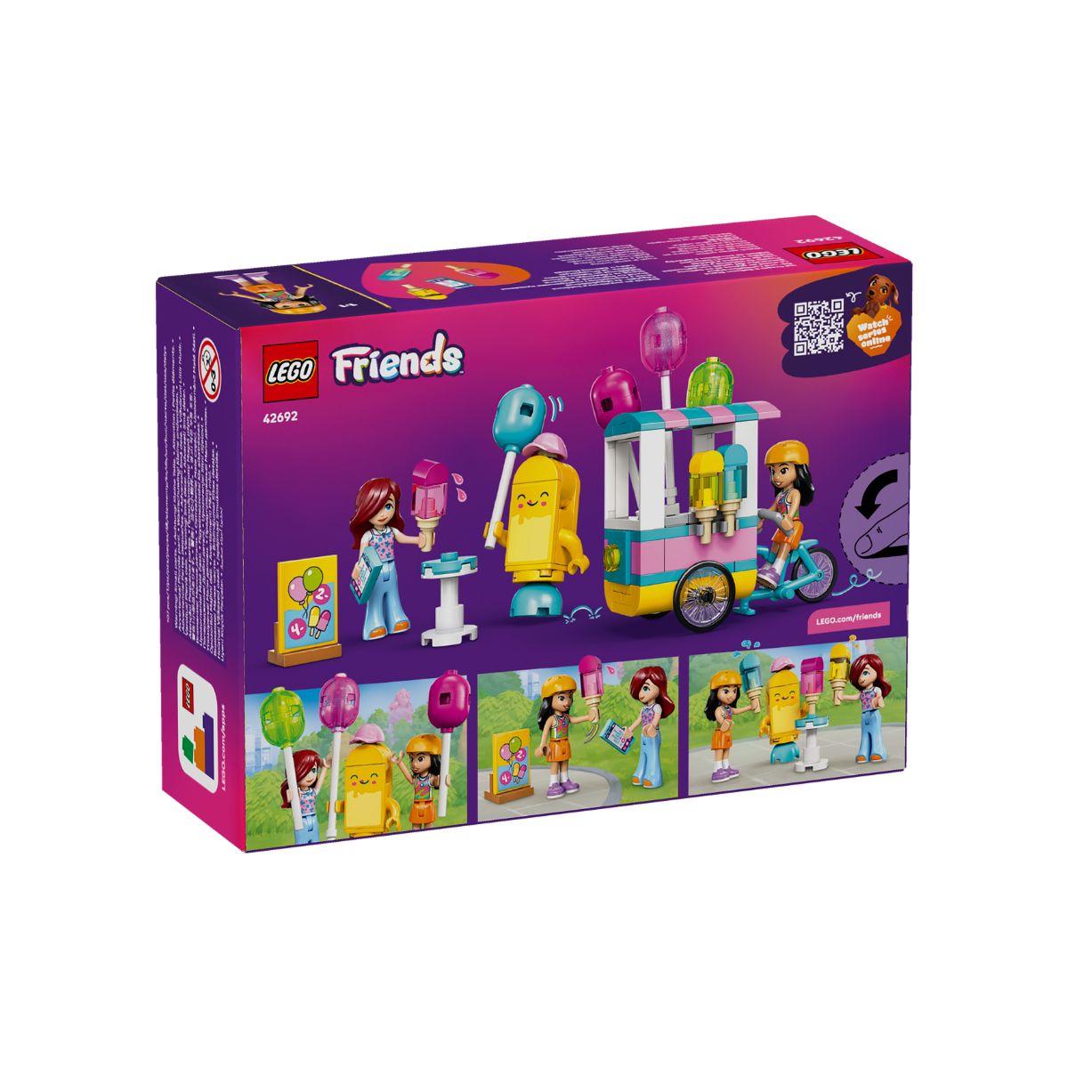 Đồ Chơi Lắp Ráp Gian Hàng Kem Và Bóng Bay LEGO FRIENDS 42692