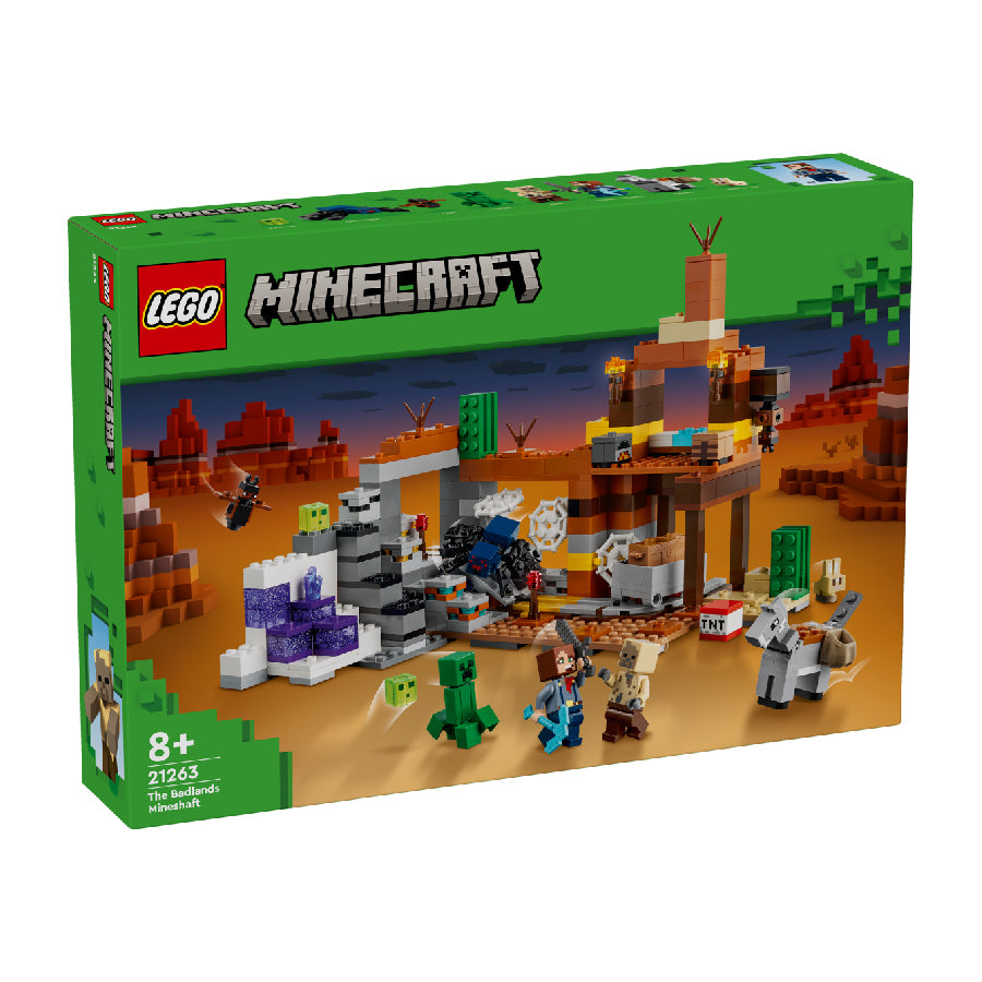Đồ Chơi Lắp Ráp Hầm Mỏ Vùng Hoang Mạc Lego Minecraft 21263 (538 Chi Tiết)